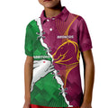 Personalised Broncos And Rabbitohs Kid Polo Shirt 2024 Together Dynamic Style