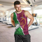 Personalised Broncos And Rabbitohs Men Tank Top 2024 Together Dynamic Style
