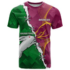 Personalised Broncos And Rabbitohs T Shirt 2024 Together Dynamic Style