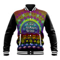Australia LGBT History Month Baseball Jacket Love Always Wins Aboriginal