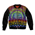 Australia LGBT History Month Bomber Jacket Love Always Wins Aboriginal