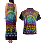 Australia LGBT History Month Couples Matching Tank Maxi Dress and Hawaiian Shirt Love Always Wins Aboriginal