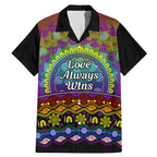 Australia LGBT History Month Family Matching Mermaid Dress and Hawaiian Shirt Love Always Wins Aboriginal