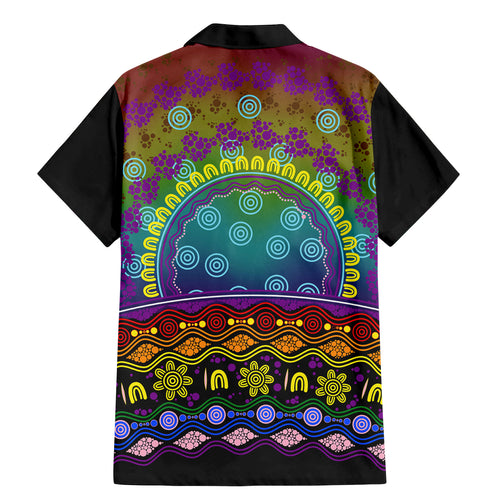 Australia LGBT History Month Family Matching Mermaid Dress and Hawaiian Shirt Love Always Wins Aboriginal