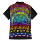 Australia LGBT History Month Family Matching Puletasi and Hawaiian Shirt Love Always Wins Aboriginal