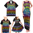 Australia LGBT History Month Family Matching Tank Maxi Dress and Hawaiian Shirt Love Always Wins Aboriginal
