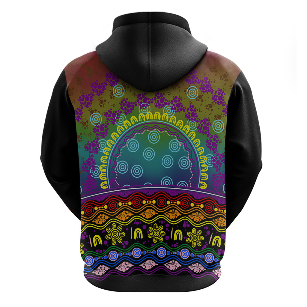 Australia LGBT History Month Hoodie Love Always Wins Aboriginal