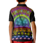 Australia LGBT History Month Kid Polo Shirt Love Always Wins Aboriginal