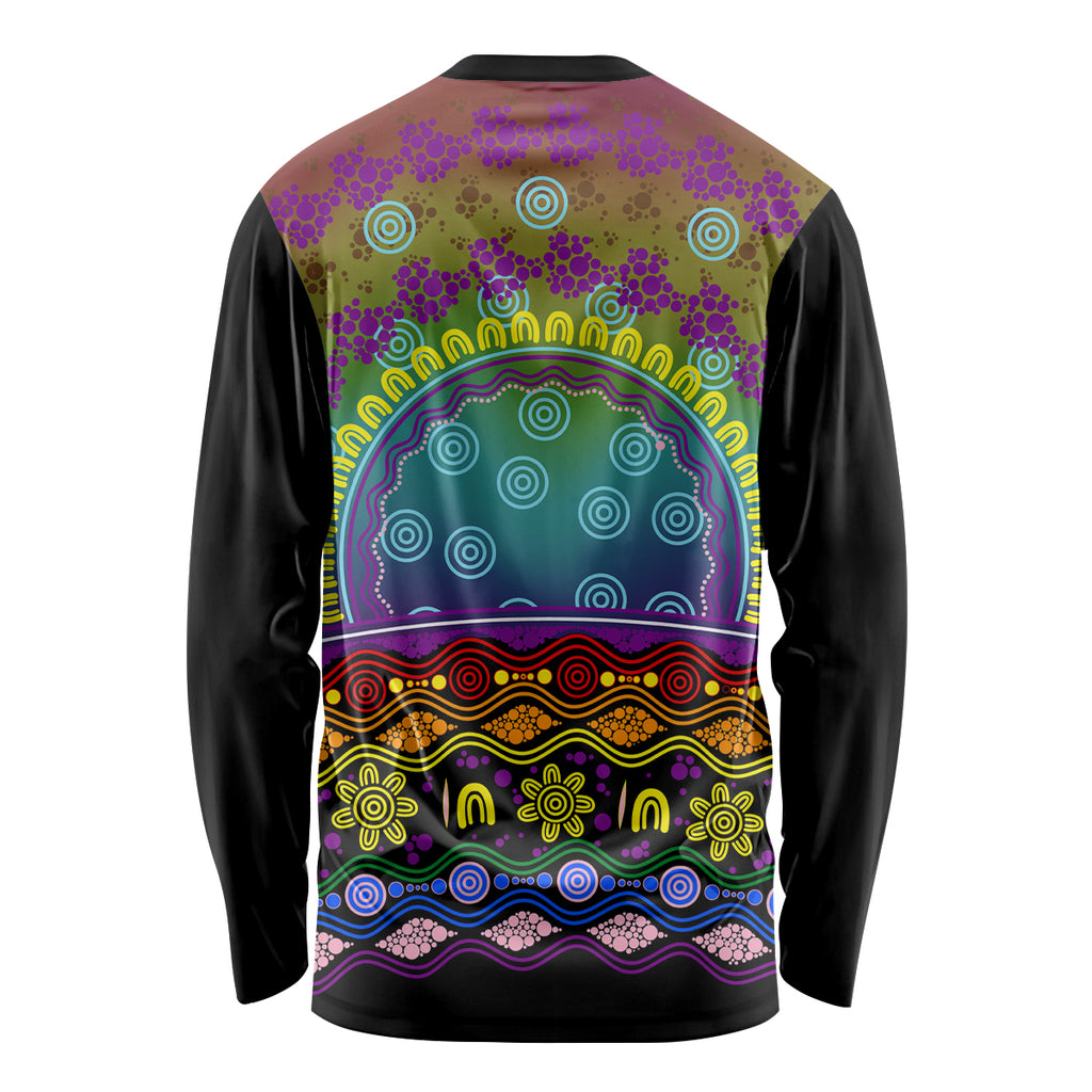 Australia LGBT History Month Long Sleeve Shirt Love Always Wins Aboriginal