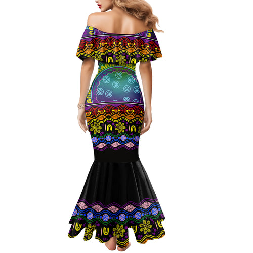 Australia LGBT History Month Mermaid Dress Love Always Wins Aboriginal