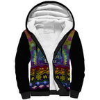 Australia LGBT History Month Sherpa Hoodie Love Always Wins Aboriginal