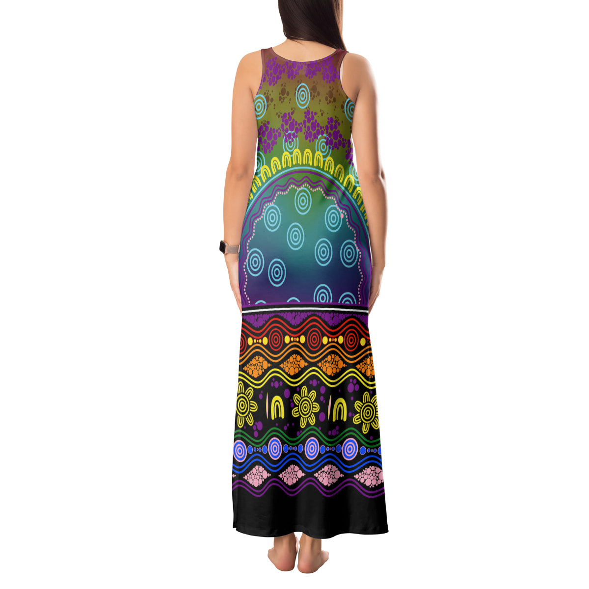 Australia LGBT History Month Tank Maxi Dress Love Always Wins Aboriginal