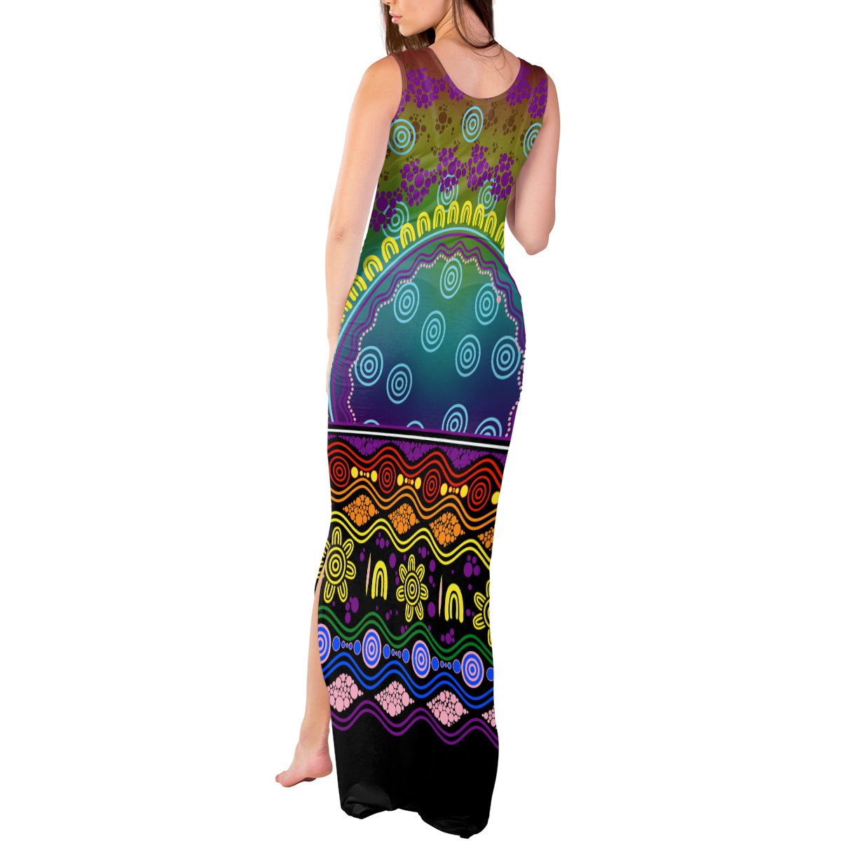 Australia LGBT History Month Tank Maxi Dress Love Always Wins Aboriginal