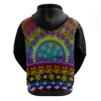 Australia LGBT History Month Zip Hoodie Love Always Wins Aboriginal
