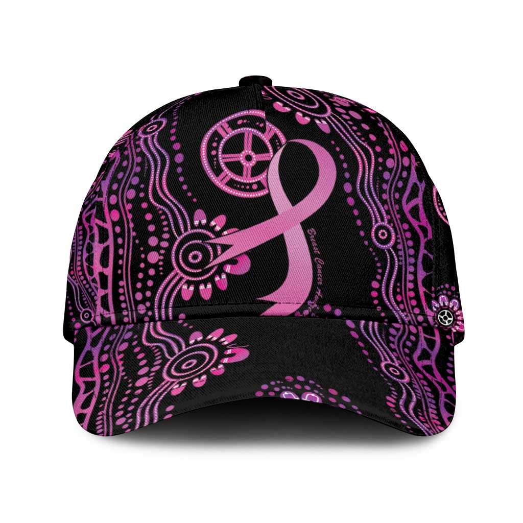 Faith Hope Love Australia Breast Cancer Classic Cap Pink Ribbon Indigenous - Aussie Hoodie