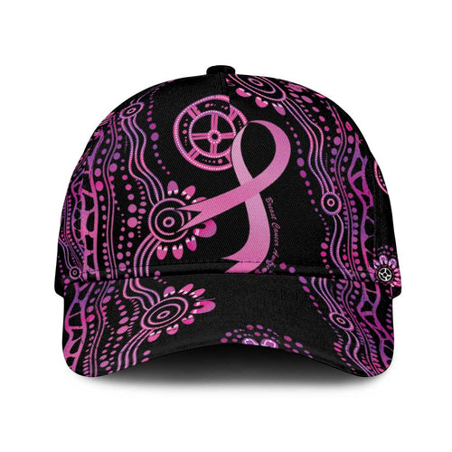 Faith Hope Love Australia Breast Cancer Classic Cap Pink Ribbon Indigenous - Aussie Hoodie