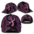 Faith Hope Love Australia Breast Cancer Classic Cap Pink Ribbon Indigenous - Aussie Hoodie