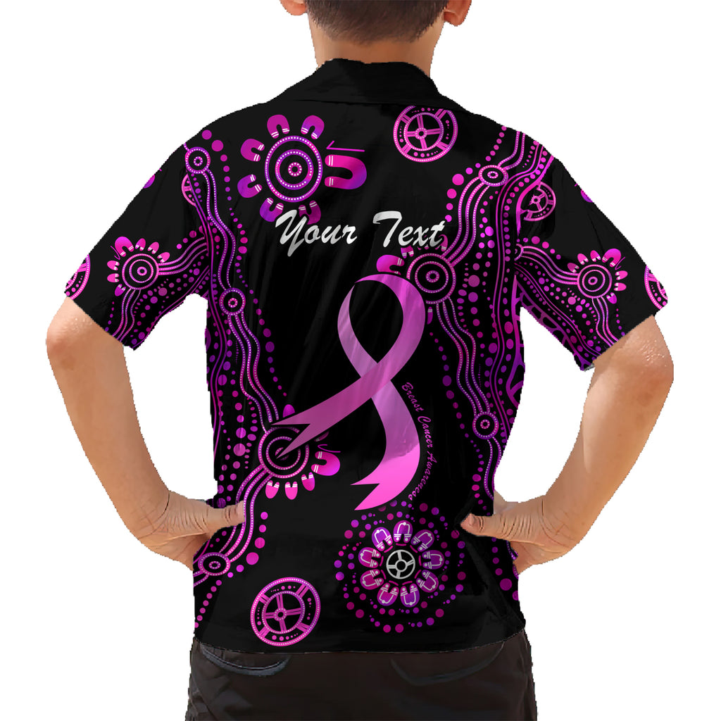 Personalised Faith Hope Love Australia Breast Cancer Hawaiian Shirt Pink Ribbon Indigenous