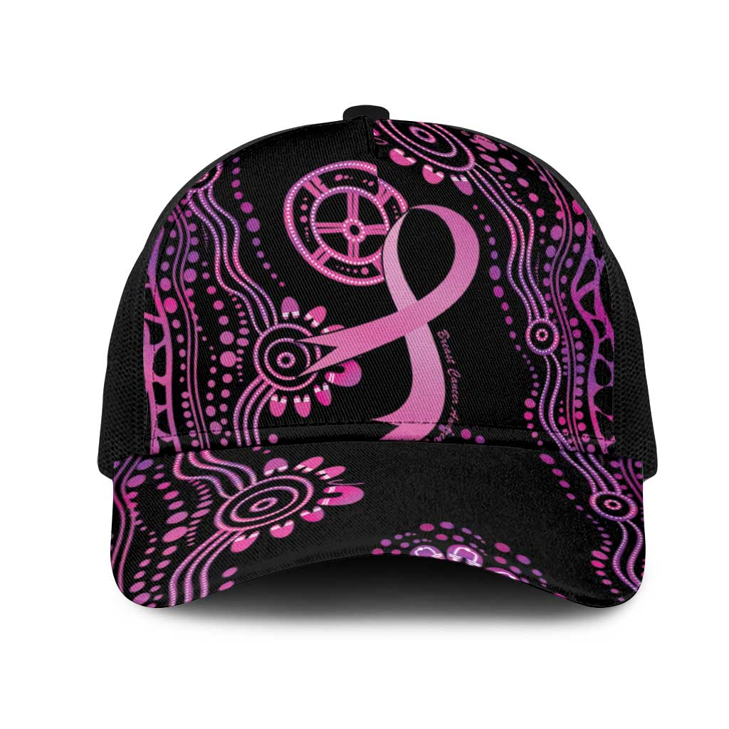 Faith Hope Love Australia Breast Cancer Mesh Trucker Cap Pink Ribbon Indigenous - Aussie Hoodie