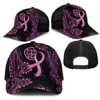 Faith Hope Love Australia Breast Cancer Mesh Trucker Cap Pink Ribbon Indigenous - Aussie Hoodie