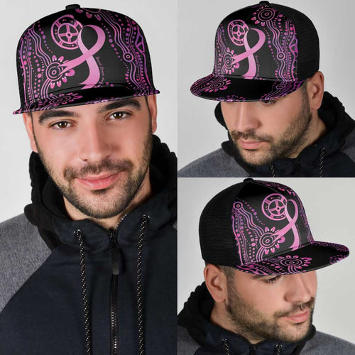 Faith Hope Love Australia Breast Cancer Mesh Trucker Cap Pink Ribbon Indigenous - Aussie Hoodie