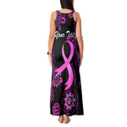 Personalised Faith Hope Love Australia Breast Cancer Tank Maxi Dress Pink Ribbon Indigenous