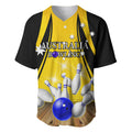 Australia Bowling Baseball Jersey I Am A Bowling Pin Curve Style