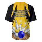 Australia Bowling Baseball Jersey I Am A Bowling Pin Curve Style