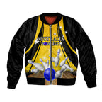 Australia Bowling Bomber Jacket I Am A Bowling Pin Curve Style