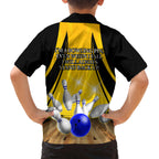 Australia Bowling Family Matching Off Shoulder Maxi Dress and Hawaiian Shirt I Am A Bowling Pin Curve Style
