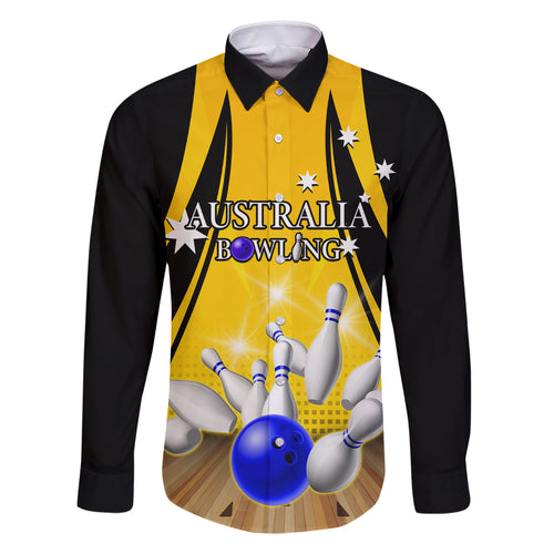 Australia Bowling Family Matching Off Shoulder Short Dress and Hawaiian Shirt I Am A Bowling Pin Curve Style