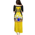 Australia Bowling Family Matching Puletasi and Hawaiian Shirt I Am A Bowling Pin Curve Style