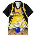 Australia Bowling Family Matching Summer Maxi Dress and Hawaiian Shirt I Am A Bowling Pin Curve Style
