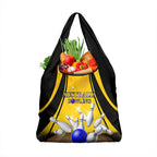 Australia Bowling Grocery Bag I Am A Bowling Pin Curve Style
