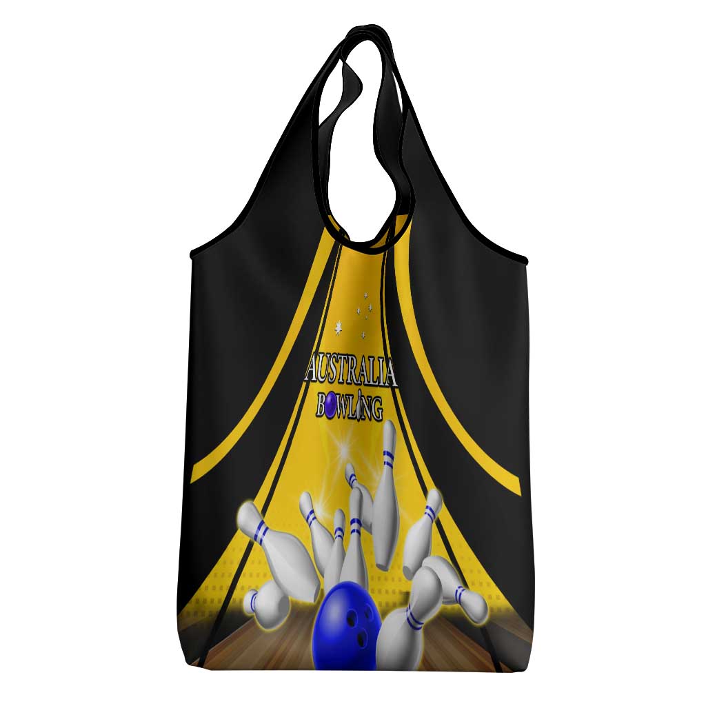 Australia Bowling Grocery Bag I Am A Bowling Pin Curve Style