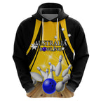 Australia Bowling Hoodie I Am A Bowling Pin Curve Style