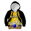 Australia Bowling Kid Hoodie I Am A Bowling Pin Curve Style