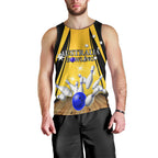Australia Bowling Men Tank Top I Am A Bowling Pin Curve Style