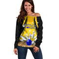 Australia Bowling Off Shoulder Sweater I Am A Bowling Pin Curve Style