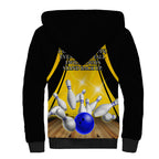 Australia Bowling Sherpa Hoodie I Am A Bowling Pin Curve Style