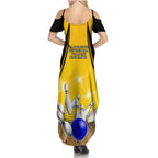 Australia Bowling Summer Maxi Dress I Am A Bowling Pin Curve Style