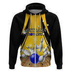 Australia Bowling Zip Hoodie I Am A Bowling Pin Curve Style