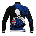 Personalised Australia Bowling Born To Bowl Baseball Jacket Grunge Style