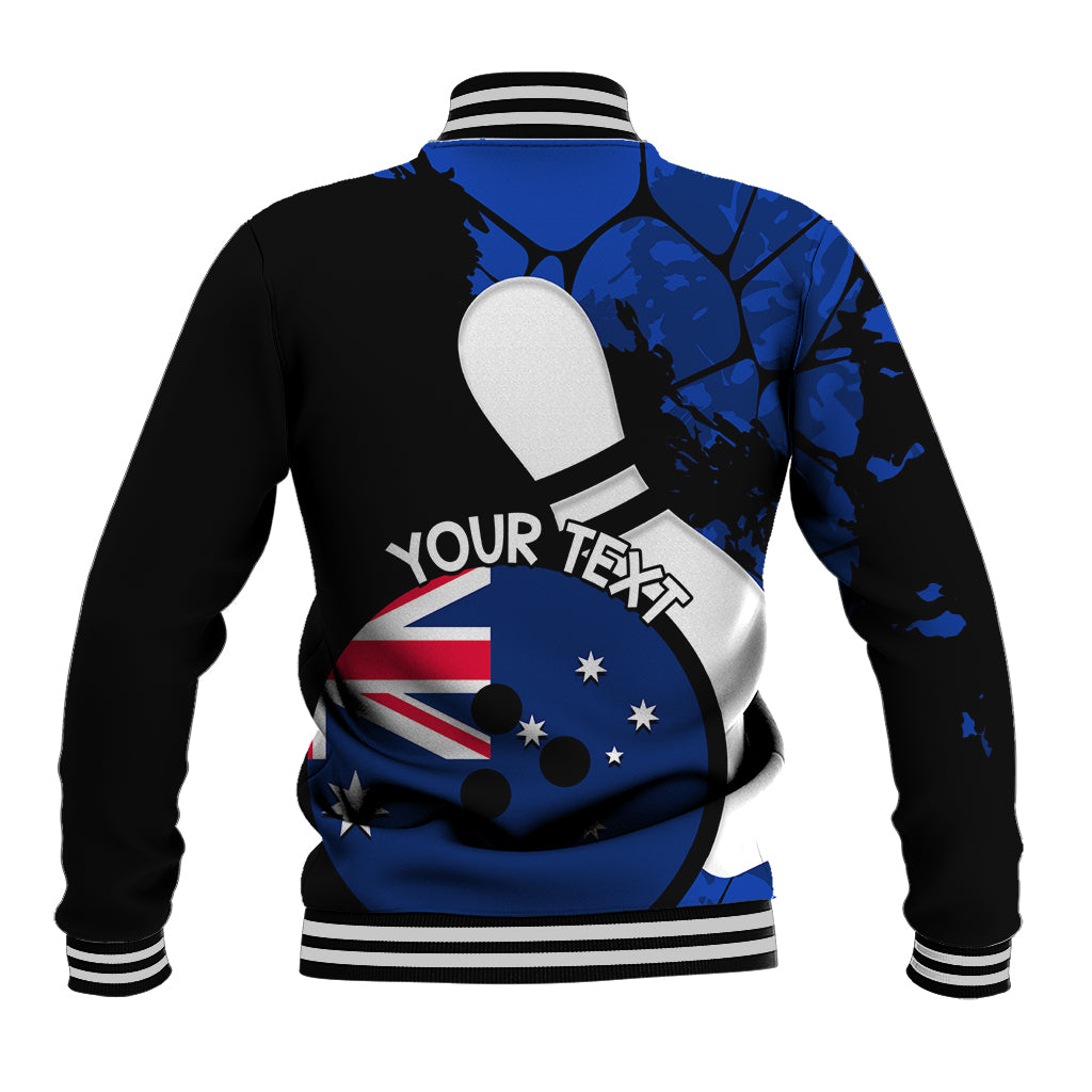Personalised Australia Bowling Born To Bowl Baseball Jacket Grunge Style
