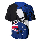 Personalised Australia Bowling Born To Bowl Baseball Jersey Grunge Style