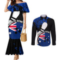 Personalised Australia Bowling Born To Bowl Couples Matching Mermaid Dress and Long Sleeve Button Shirt Grunge Style