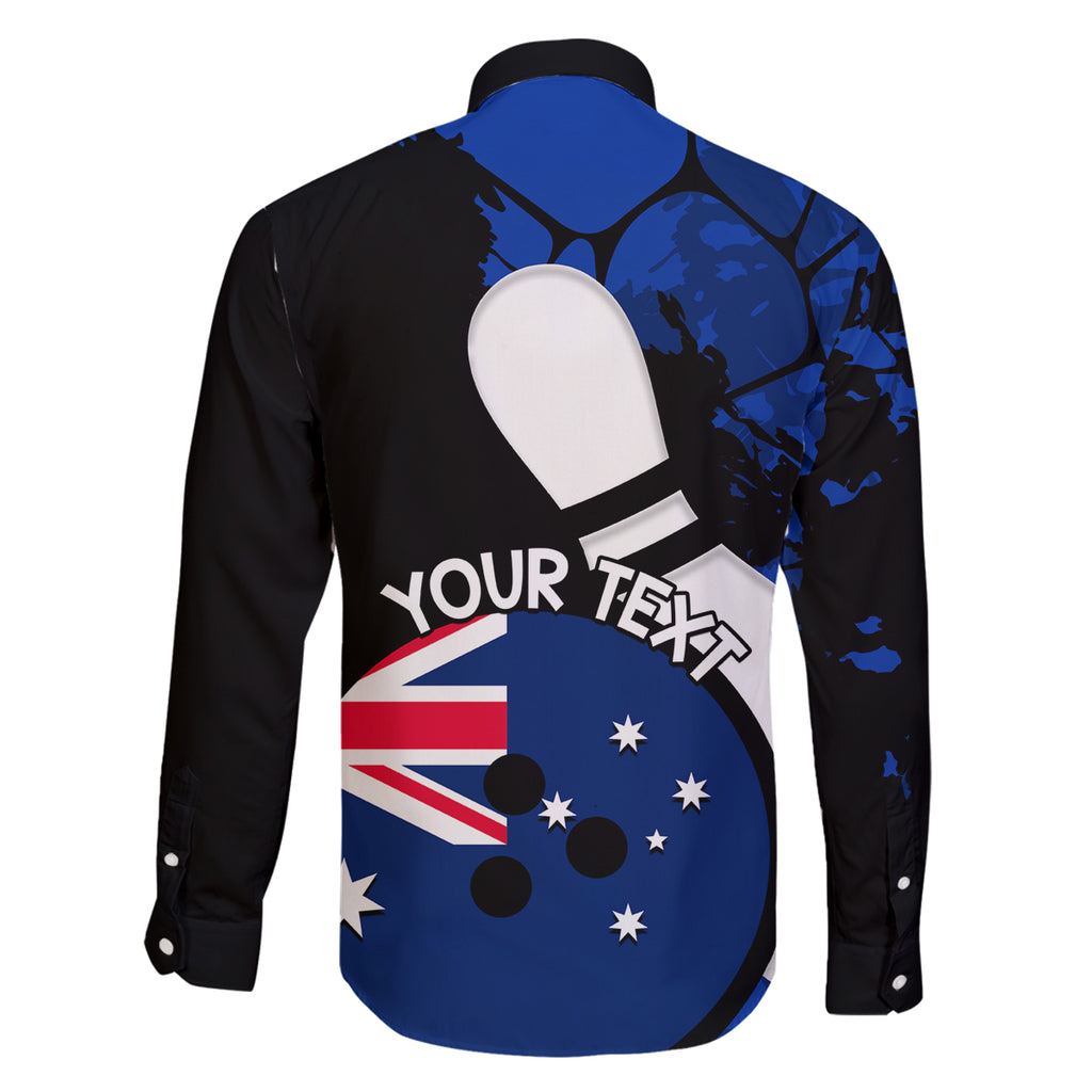 Personalised Australia Bowling Born To Bowl Family Matching Long Sleeve Bodycon Dress and Hawaiian Shirt Grunge Style