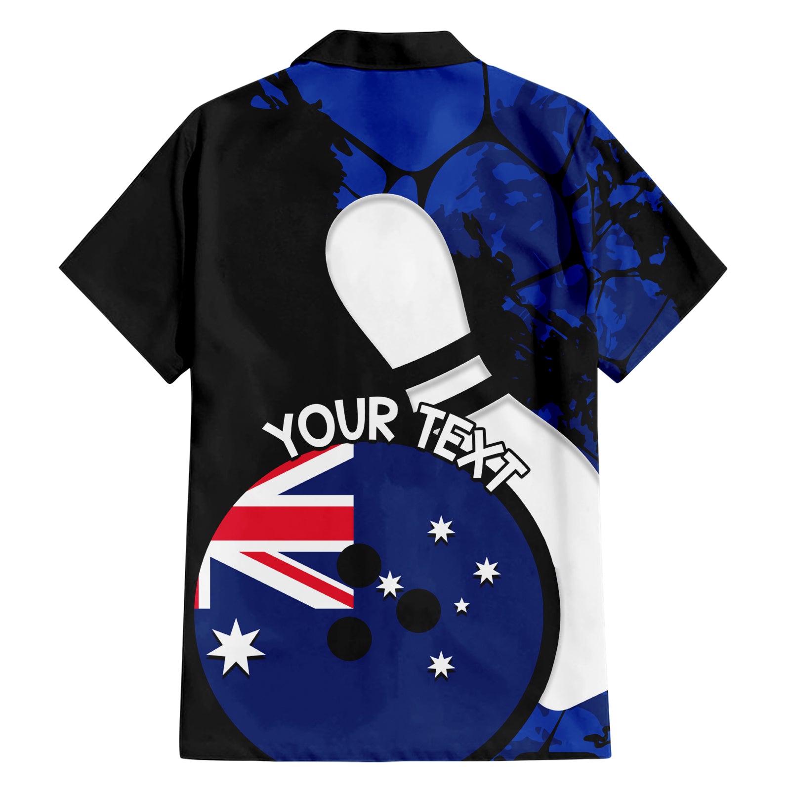 Personalised Australia Bowling Born To Bowl Family Matching Short Sleeve Bodycon Dress and Hawaiian Shirt Grunge Style