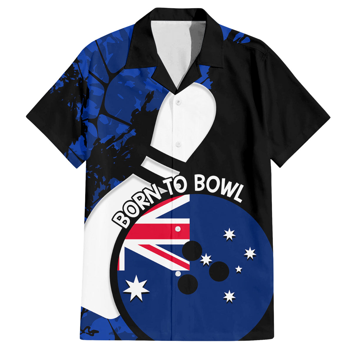 Personalised Australia Bowling Born To Bowl Family Matching Summer Maxi Dress and Hawaiian Shirt Grunge Style
