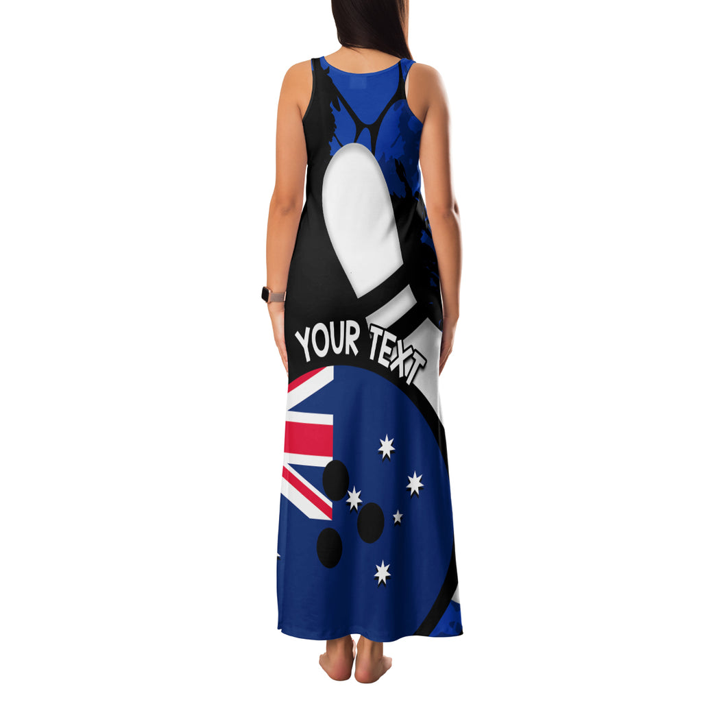Personalised Australia Bowling Born To Bowl Family Matching Tank Maxi Dress and Hawaiian Shirt Grunge Style